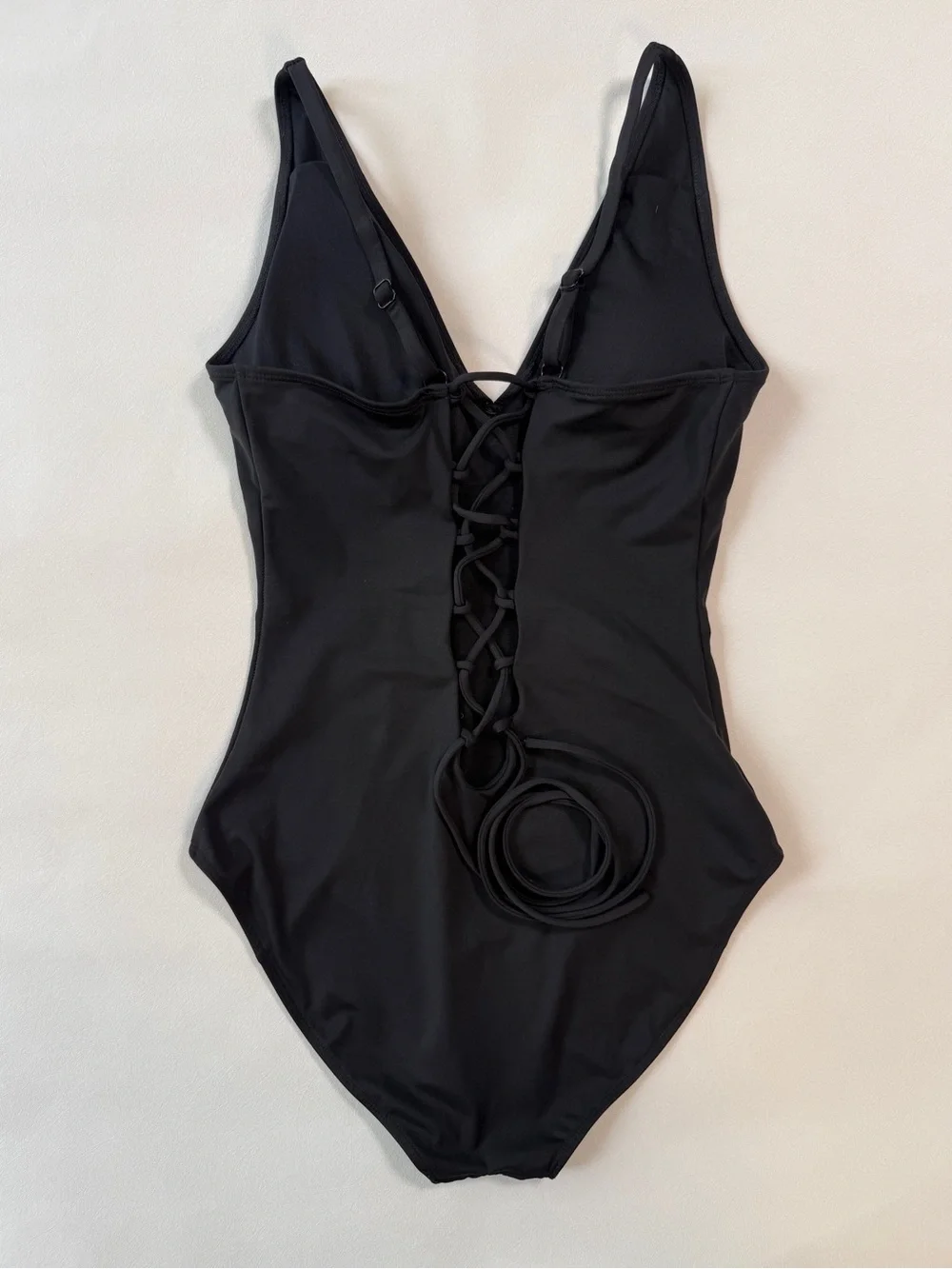 Ta3 Mega Sculpting Plungey One-Piece Swimsuit - Black - Picture 4 of 8